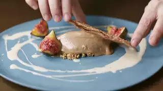 Make The Palomar's tahini ice cream with cardamom creme anglaise