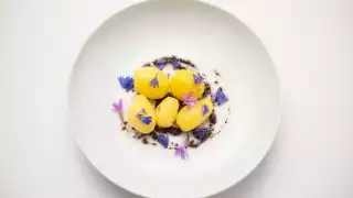 A vegetable course at L'Arpège