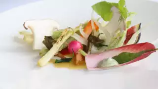 Crispy vegetable salad