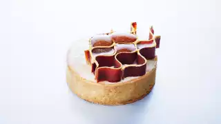 Salted honey tart