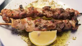 Hungry Donkey's recipe for pork souvlaki