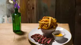 Steak frites at Petit Pois