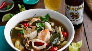 Andy Oliver's recipe for hot and sour seafood soup
