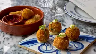 Croquetes de Alheira – smoked Portuguese sausage croquettes