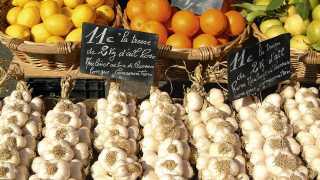 Fresh Provençal produce in Nice's markets