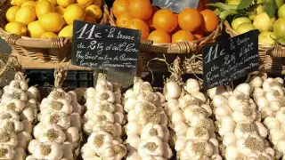 Fresh Provençal produce in Nice's markets