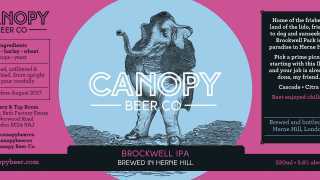 Canopy Beer Co's eye-catching label