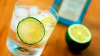 British gin and tonic