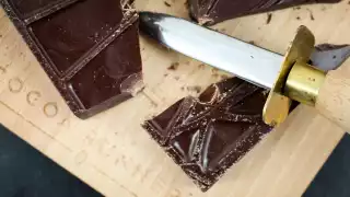 Omnom's half-kilo block of chocolate