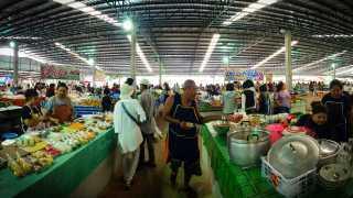 A food market in Trang