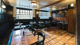 The dining room at Hawksmoor Borough