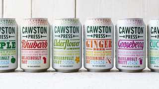 A line up of Cawston's summer flavours