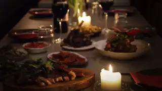 A table of meze at Firedog