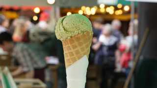 Best ice cream London: Mint ice cream from Greedy Goat