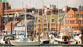 Portland harbour, Maine; photograph: Andre Jenny