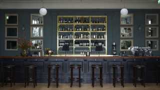 Albion House's extensively stocked bar