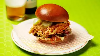 BIRD fried chicken sandwich