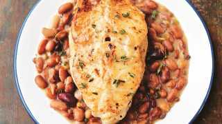 Bart van Olphen's pinto beans with cod recipe