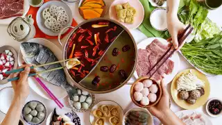 Hot pot at Shuang Shuang in Chinatown