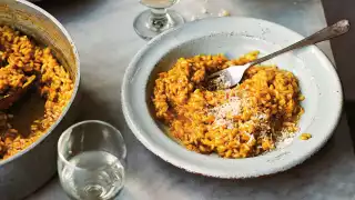 Make Anna Del Conte's risotto alla Milanese; photography by Laura Edwards