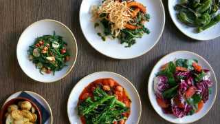 A selection of vegan dishes at Arthur Hooper's in Borough Market