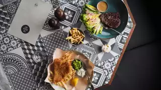 Selection of dishes from Watergate Bay's Beach Hut