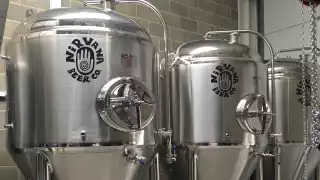 Fermenting tanks at Nirvana Beer Co.