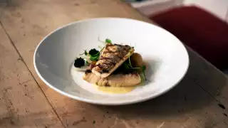 The dinner offering at Verzon House in Ledbury, Herefordshire