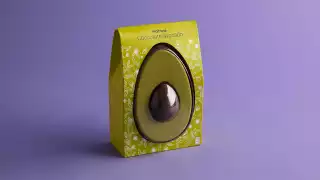 Waitrose dark chocolate avocado Easter egg