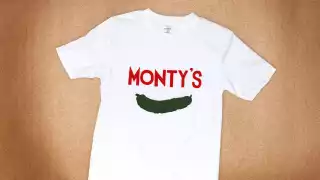 Monty's Deli pickle t-shirt