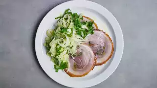 Porcetta and fennel from the Garden Café