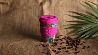 ecoffee cup's Couleurs Café collaboration with Project Waterfall