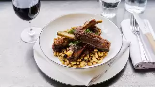 Pork ribs at Les Nenettes, Clapton