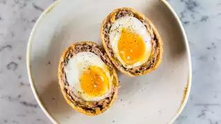 Foie gras scotch egg from The Ninth