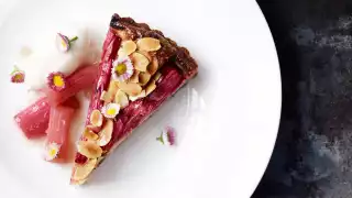 Rhubarb tart from The Petersham, Covent Garden