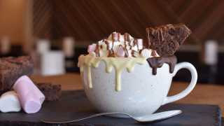 Hot chocolate at Indulge