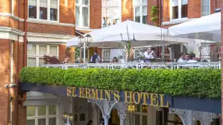 The terrace at St Ermin's Hotel