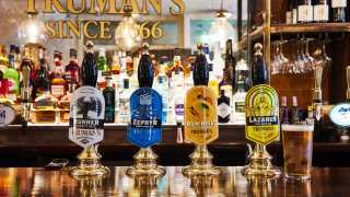 Cask ales at The Newman Arms