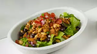 Vegan Boost bowl at Chipotle