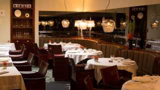The dining room at Pied à Terre in Fitzrovia