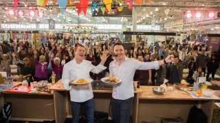 A cooking masterclass at Eat & Drink Festival