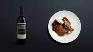 Berry Bros. & Rudd Good Ordinary Claret 2016 with roasted duck and cherries