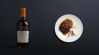 Berry Bros. & Rudd Sherry Cask blended scotch with sticky toffee pudding