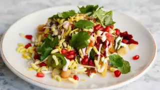 Sweet potato bhel from Jikoni