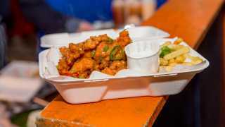 The Foodism 100 awards night 2019: Wings in buffalo sauce from Chuckling Wings