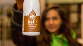The Foodism 100 awards night 2019: Samples of kefir were handed out by Bio-tiful Dairy