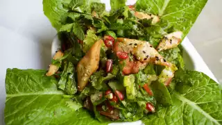 Fattoush salad at Orjowan Restaurant