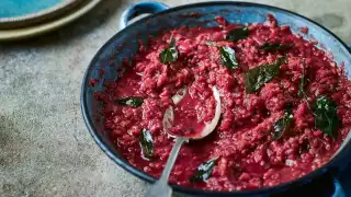 Chetna Makan's beetroot sabji with moong dal