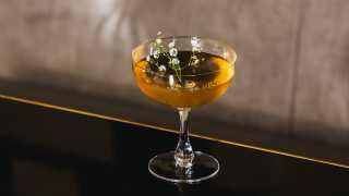 Meadowsweet Martini from the Bassoon Bar at the Corinthia Hotel London