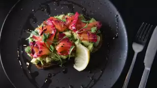 Antipode smashed avo